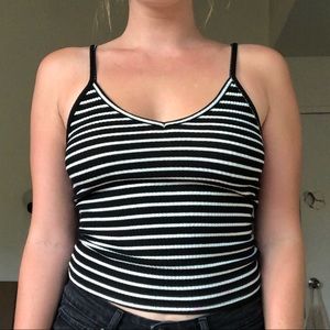 MINDCODE Striped Tank Top
